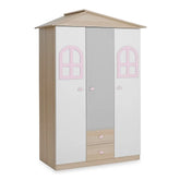 Armoire 3 portes pas chère - Moku