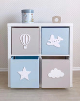Armoire à jouets boîtes de rangement 4 casiers - Moku