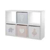 armoire à jouets boîtes de rangement 6 casiers - Moku