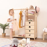 Armoire Porte manteau Montessori enfant