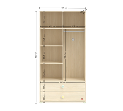 Armoire Montessori 2 portes