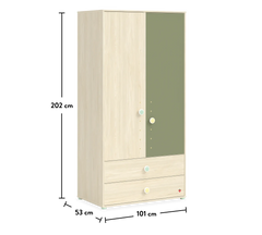 Armoire Montessori 2 portes