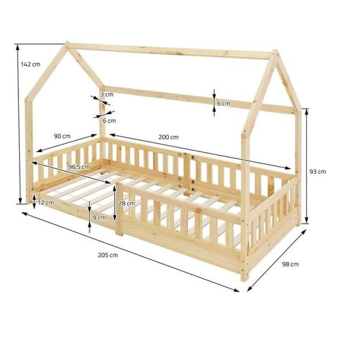 lit cabane pour enfant - Moku Tunisie 