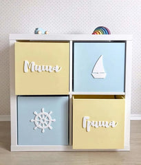 Armoire à jouets boîtes de rangement 4 casiers - Moku 