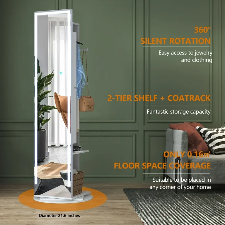 Miroir Armoire avec Rangement Intégré - Moku 