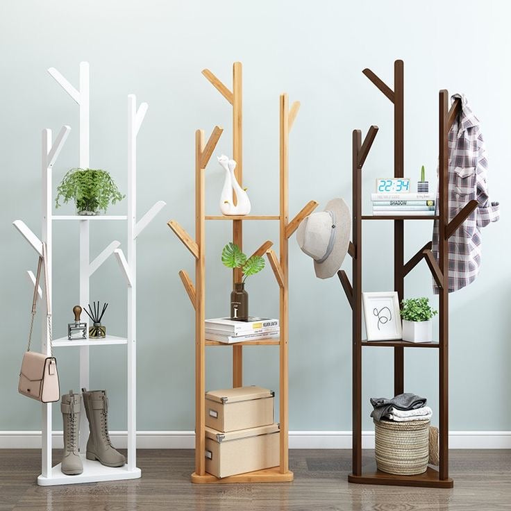 Porte manteau en bois massif