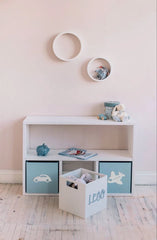 armoire à jouets boîtes de rangement 6 casiers - Moku 