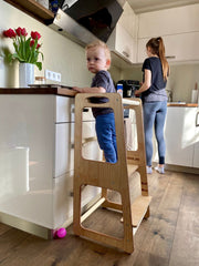 tour d'apprentissage et table pliantes 2 en 1 - Moku