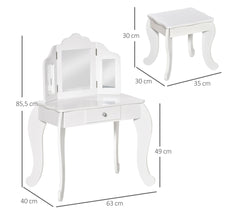 Coiffeuse et tabouret Princesse