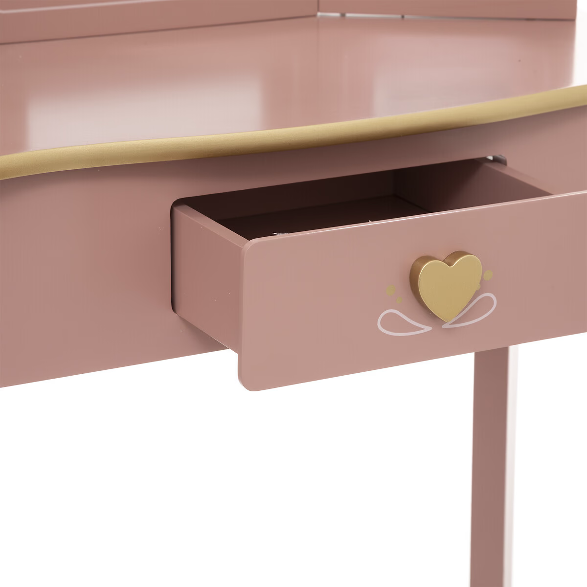 Coiffeuse et tabouret pour enfant - meuble Moku 