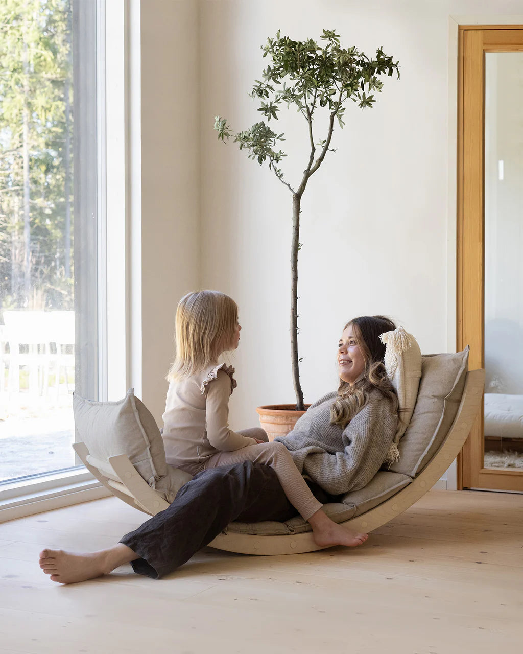 Chaise longue à bascule pas chère -Moku