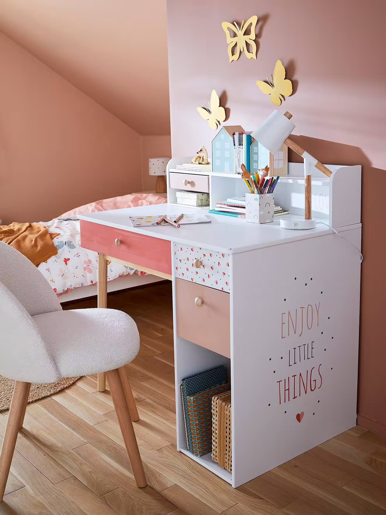 Bureau avec rangement - Meuble Moku 