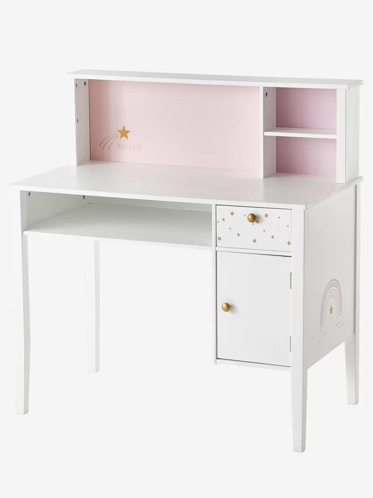 Bureau en bois avec rangement - Meuble Moku 