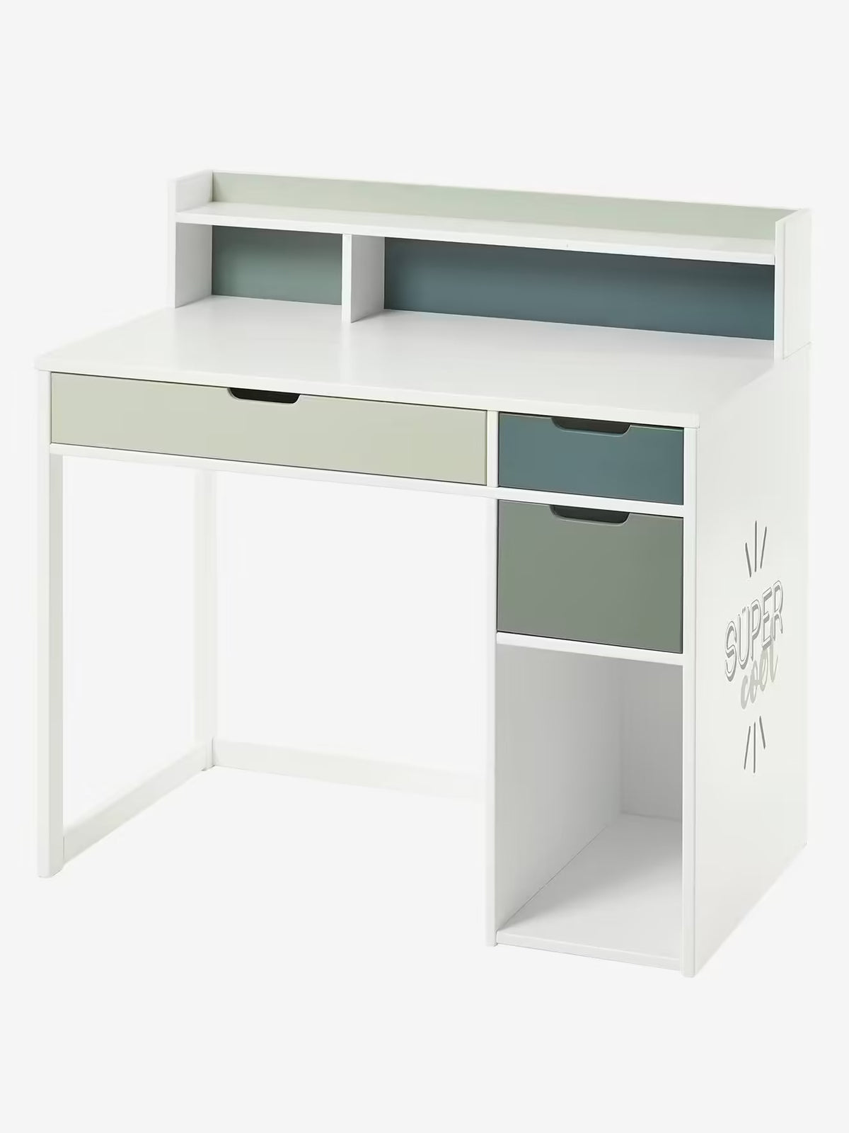 Bureau en Bois avec plusieurs rangement - Meuble Moku 