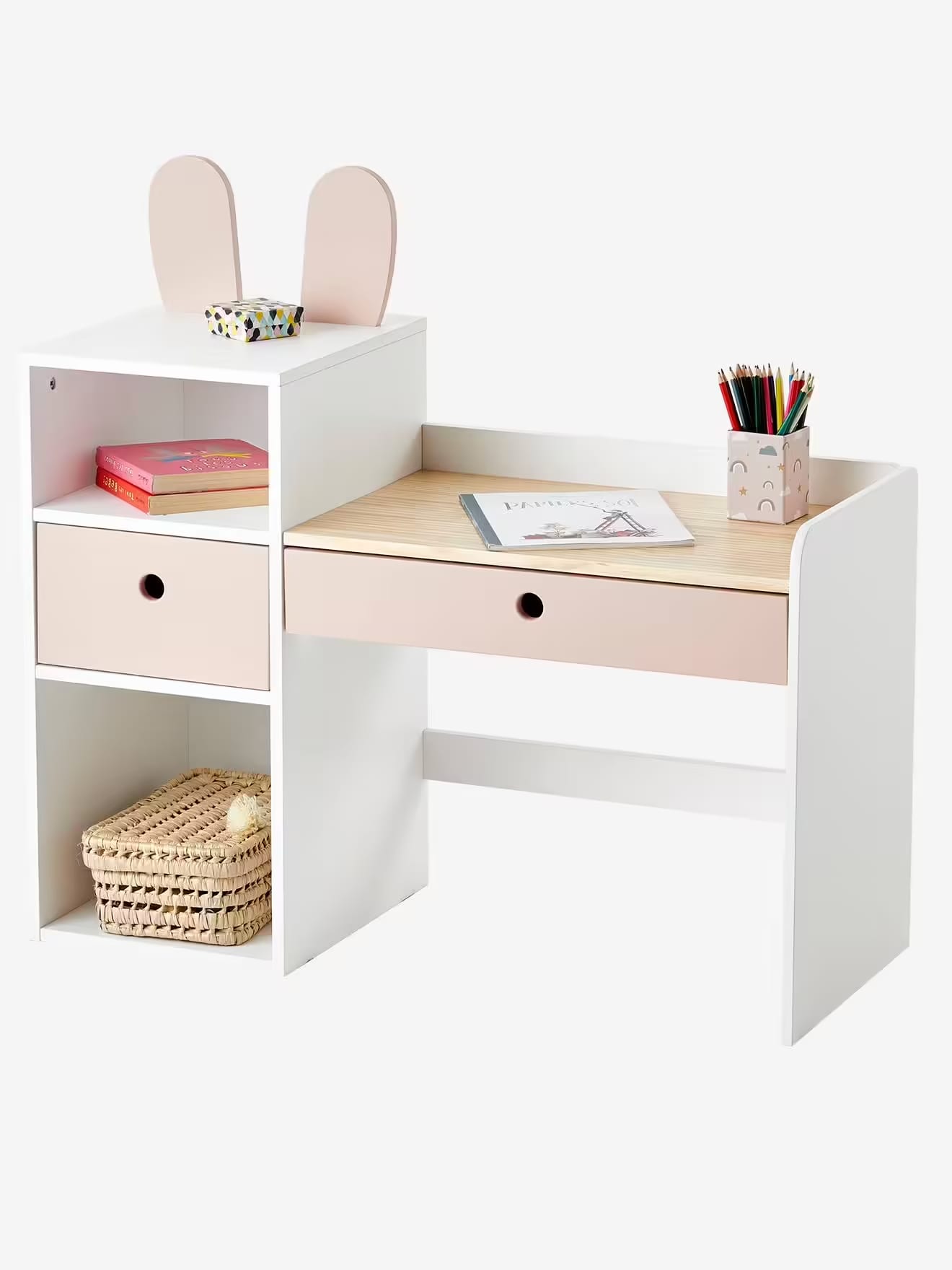 Bureau stylé pour enfant en bois - Meuble Moku 