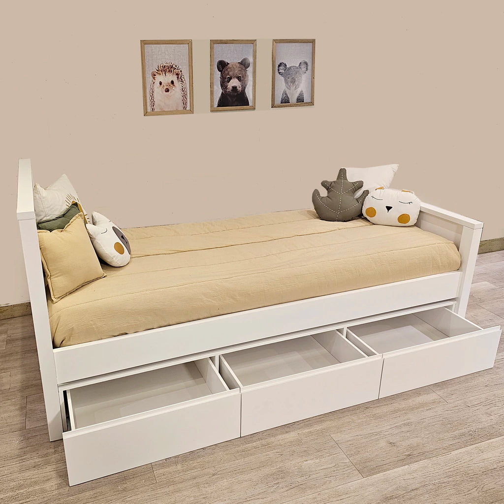 lit enfant en bois massif - Moku 
