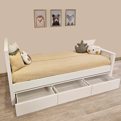 lit enfant en bois massif - Moku 