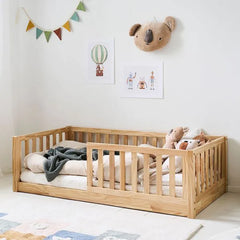 Lit Montessori en bois massif