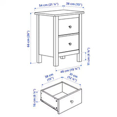 Table de nuit Hemnes