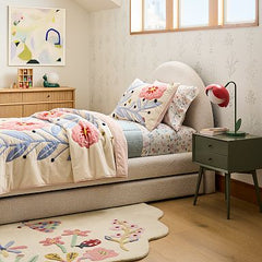 Lit capitonné chambre de couchage