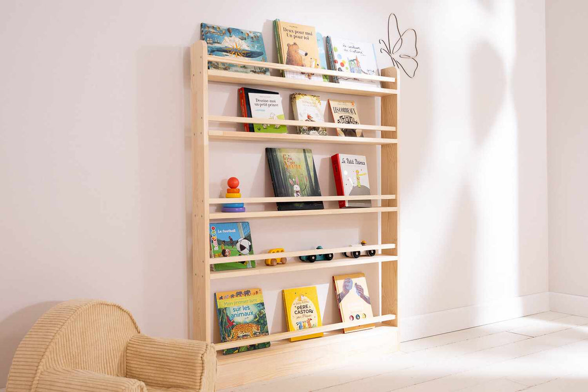 Etagères livres avec Patères Mural
