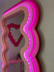 Miroir décoratif néon